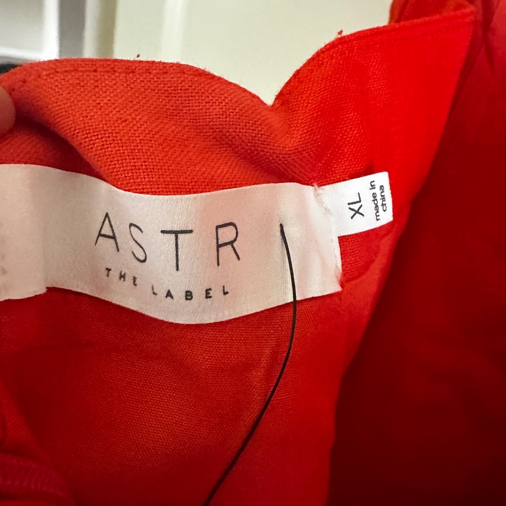 Astr Vibrant Orange Backless Dress - Picture 4 of 6